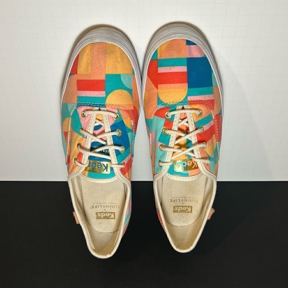 Womens KEDS x Sunnylife Triple Islabomba Multicolor Low Top Shoes / Size 8.5 - Picture 5 of 9